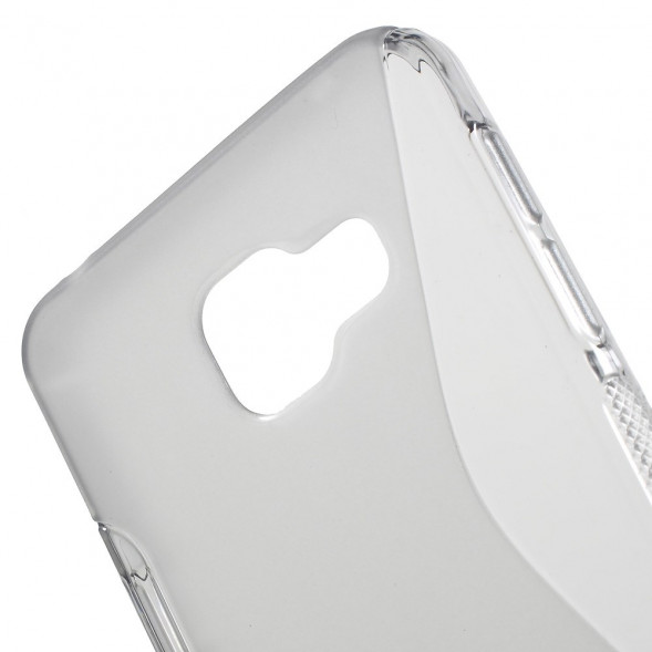 Антискользящий чехол накладка для Samsung Galaxy A3 (2016) SM-A310 (Серый)