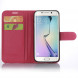 Чехол книжка с визитницей для Samsung Galaxy S7 Edge G935 (Малиновый)