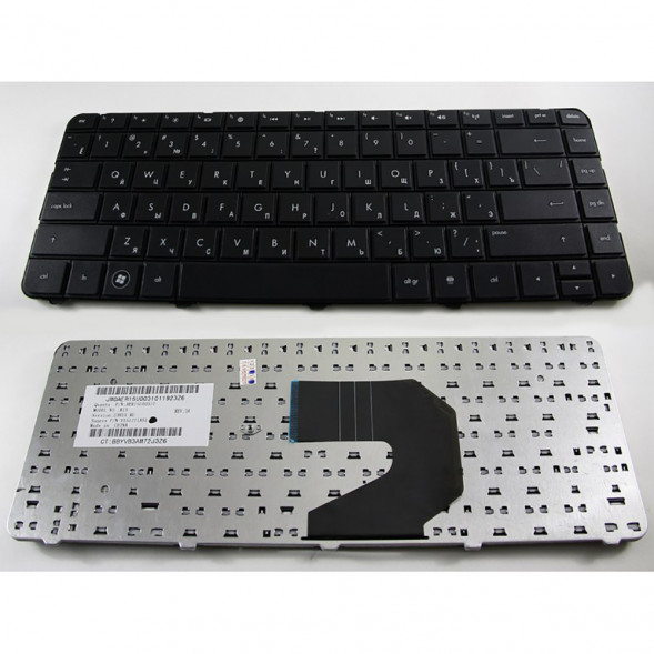 Клавиатура для ноутбука HP Compaq G4, G6, HP Presario CQ43, CQ57, Compaq 430, 431, 630 (Черная)