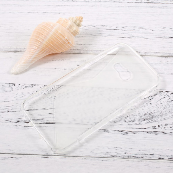 Антискользящий чехол для Samsung Galaxy A3 (2017) A320 (прозрачный)