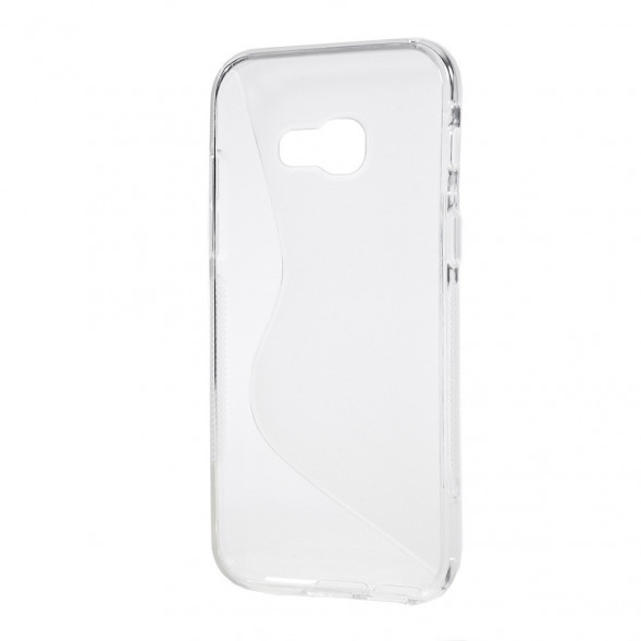 Антискользящий чехол для Samsung Galaxy A3 (2017) A320 (прозрачный)