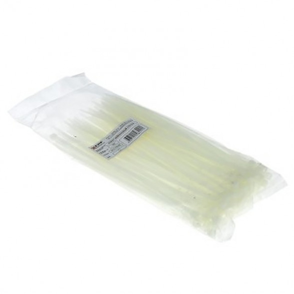 2.5X200 white (100шт) Хомут стяжка кабельная нейлоновая неразъемная