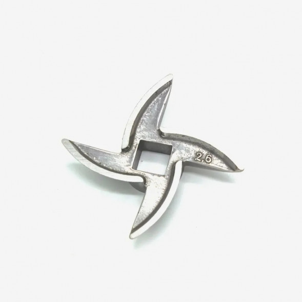 647589 Нож для мясорубок Помощница, Аксион, Бриз, Ротеп, Гамма, универсальный, посадочное место 8.3мм