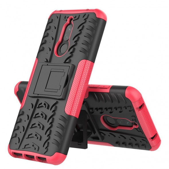 Чехол с подставкой для Xiaomi Redmi 8, Redmi 8A (розовый)