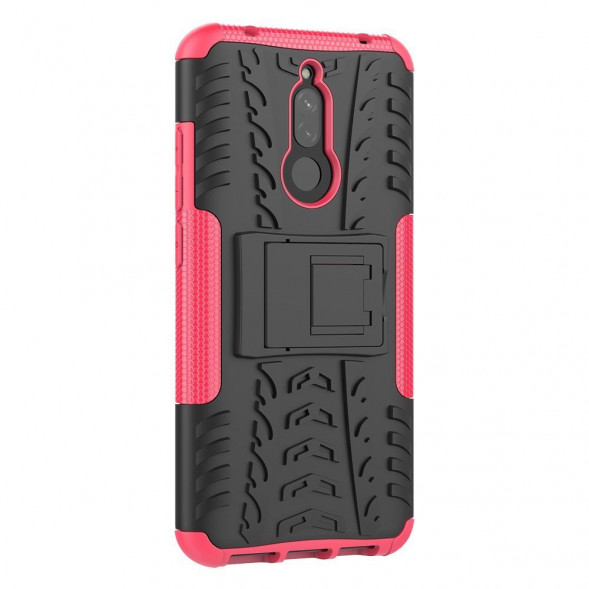 Чехол с подставкой для Xiaomi Redmi 8, Redmi 8A (розовый)