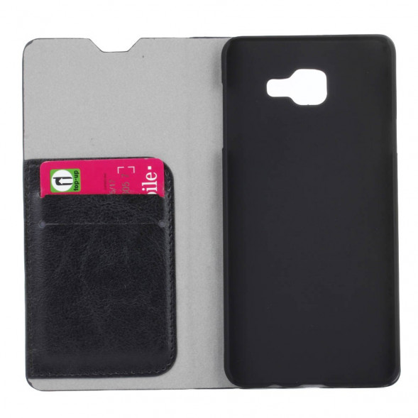 Чехол книжкой с визитницей Crazy Horse для Samsung Galaxy A7 (2016) (SM-A710F) (Черный)
