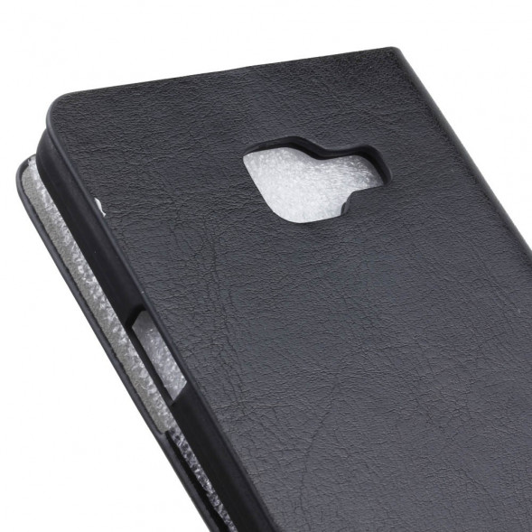 Чехол книжкой с визитницей Crazy Horse для Samsung Galaxy A7 (2016) (SM-A710F) (Черный)