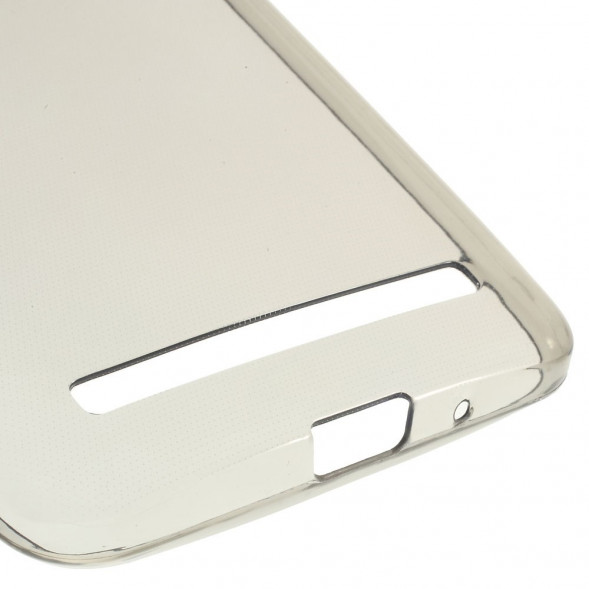 Ультратонкая накладка чехол для Asus Zenfone 2 ZE551ML (Серый)