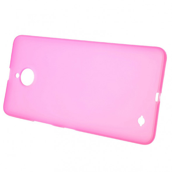 TPU Чехол накладка для Microsoft Lumia 850 (Розовый)
