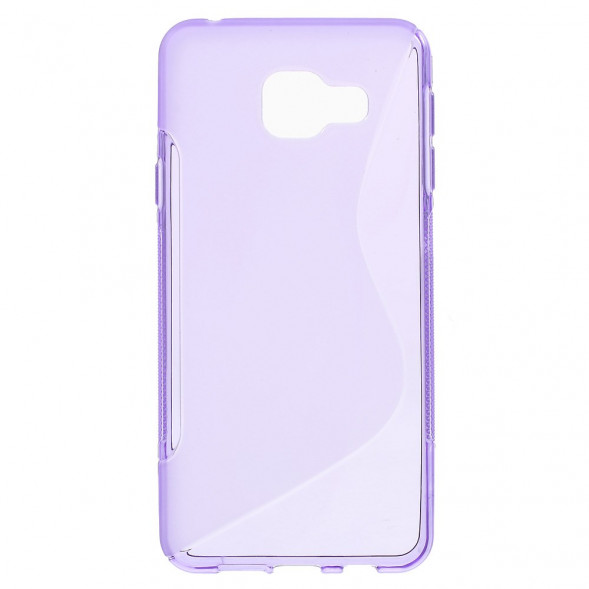 Антискользящий чехол накладка для Samsung Galaxy A3 (2016) SM-A310 (Фиолетовый)
