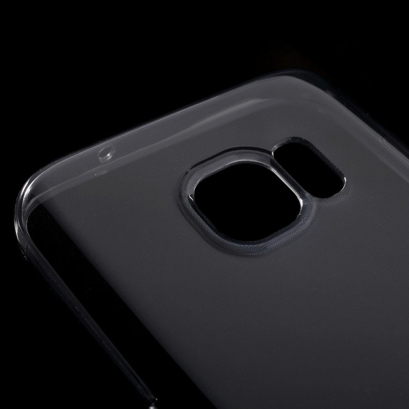 Прозрачный TPU чехол накладка для Samsung Galaxy S7 (SM-G930) (Серый)