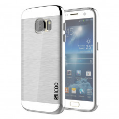 Чехол накладка Slicoo для Samsung Galaxy S7 (SM-G930) (Серебристый)