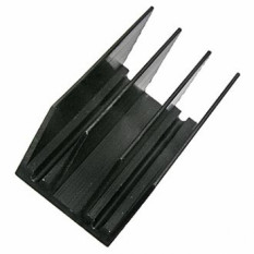 BLA008-25 (HS 213-25) Радиатор ребристый (черный)