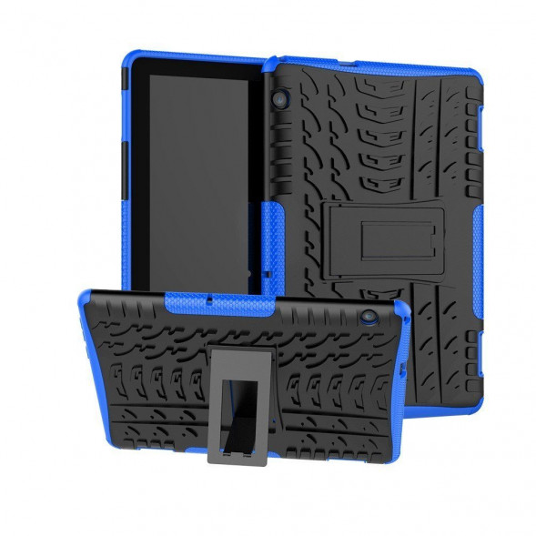 Чехол Hybrid Armor для Huawei MediaPad T5 10 (черный + голубой)