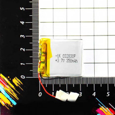30X27X3mm 3.7V 350mAh Литий-полимерный аккумулятор