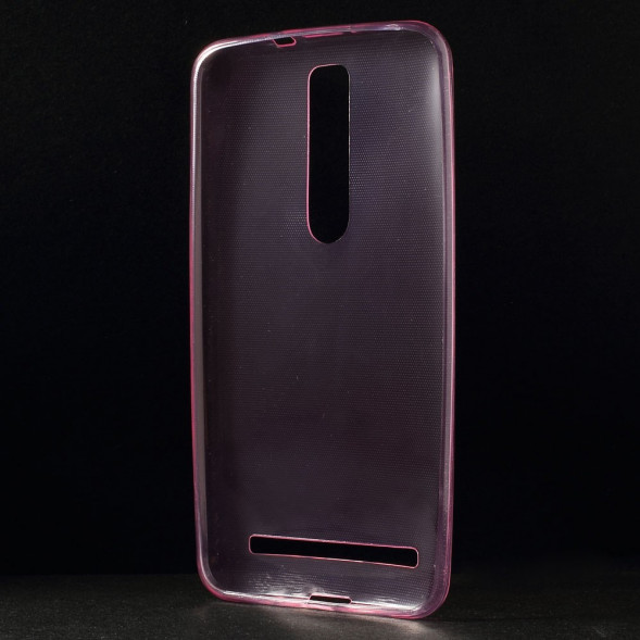 Ультратонкая накладка чехол для Asus Zenfone 2 ZE551ML (Розовый)