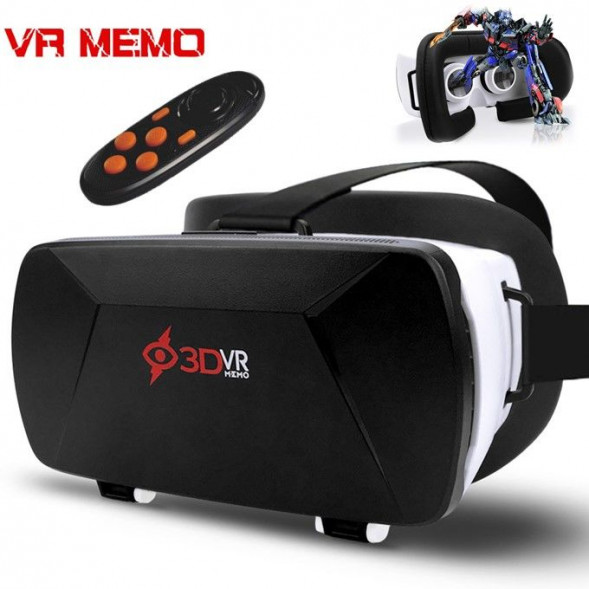 Очки виртуальной реальности с джойстиком Bluetooth 3D VR (для смартфонов от 4 до 5,5)