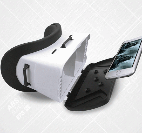 Очки виртуальной реальности с джойстиком Bluetooth 3D VR (для смартфонов от 4 до 5,5)