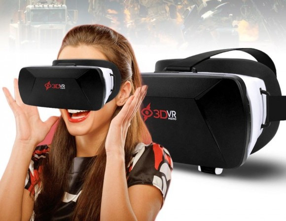 Очки виртуальной реальности с джойстиком Bluetooth 3D VR (для смартфонов от 4 до 5,5)