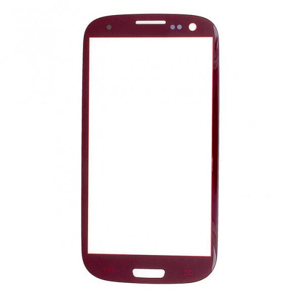Стекло для Samsung Galaxy S3 i9300 (Красное)