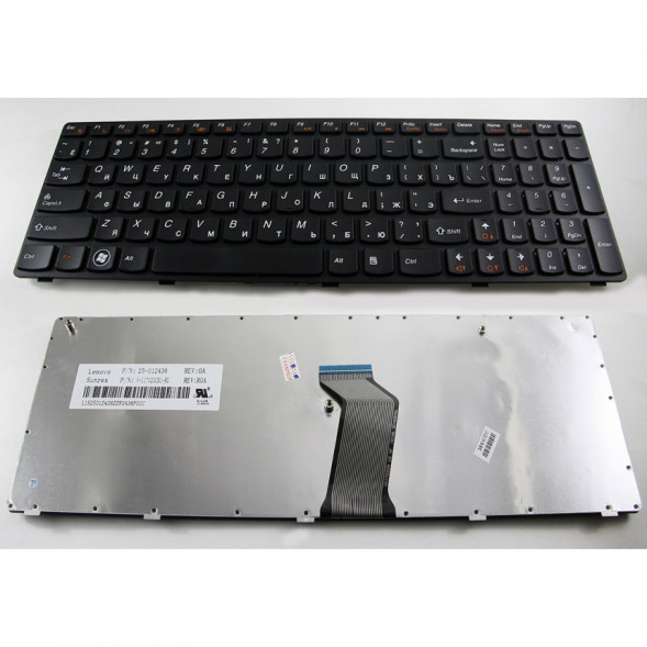 Клавиатура для ноутбука Lenovo IdeaPad G570 (Черная)