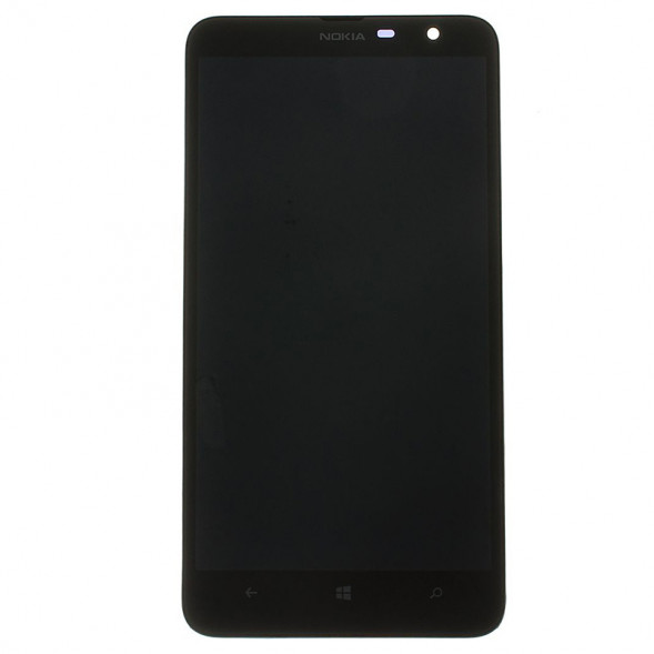 Дисплей с тачскрином для Nokia Lumia 1320 RM-994, RM-996 в рамке (черный)