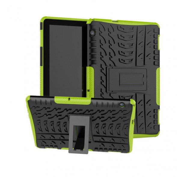 Чехол Hybrid Armor для Huawei MediaPad T5 10 (черный + зеленый)