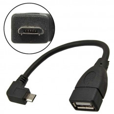 USB AF to MicroUSB 90 degrees (SZC) OTG кабель