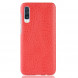 Чехол под крокодиловую кожу для Samsung Galaxy A50 (красный)