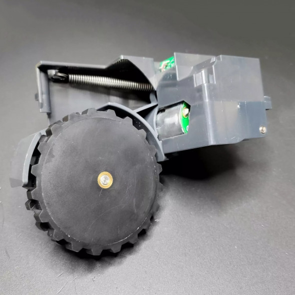 Левое колесо пылесоса Xiaomi Mi Roborock Sweep One S50, S51, S502, S55, Xiaowa C102-02, С10, E202-02 (L) черный