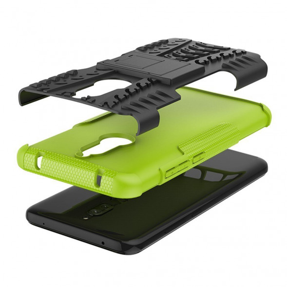 Чехол с подставкой для Xiaomi Redmi 8, Redmi 8A (зеленый)