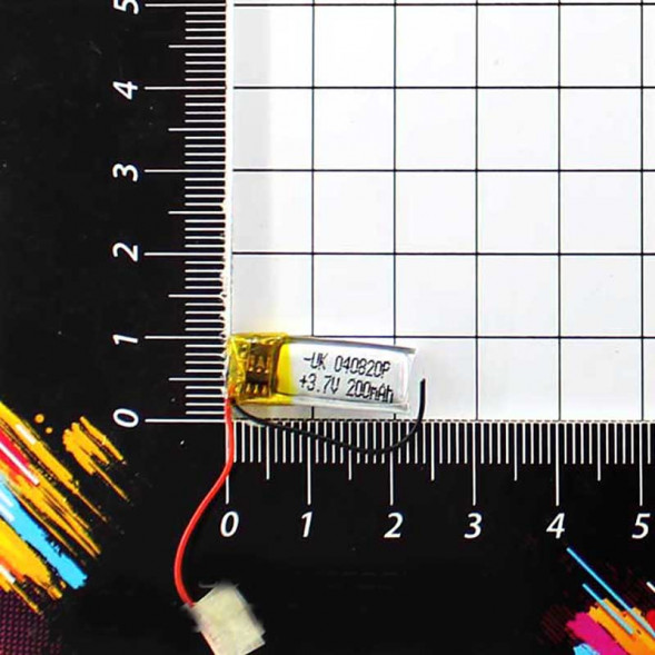 20X7X5mm 3.7V 200mAh Литий-полимерный аккумулятор