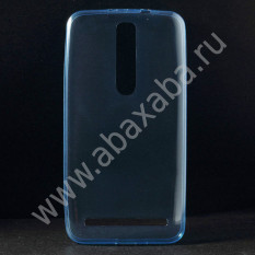 Ультратонкая накладка чехол для Asus Zenfone 2 ZE551ML (Синий)