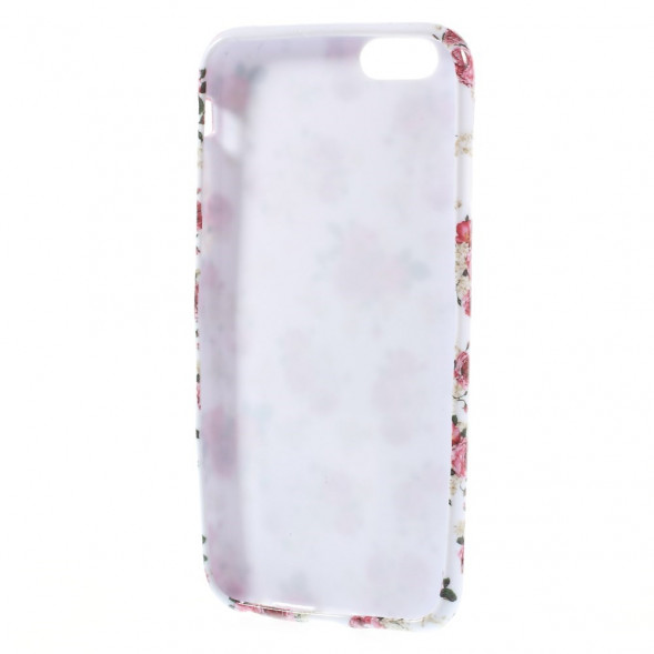 TPU Чехол накладка с рисунком для iPhone 6, 6S (Цветущие розы)