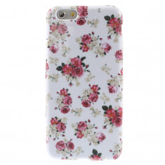 TPU Чехол накладка с рисунком для iPhone 6, 6S (Цветущие розы)