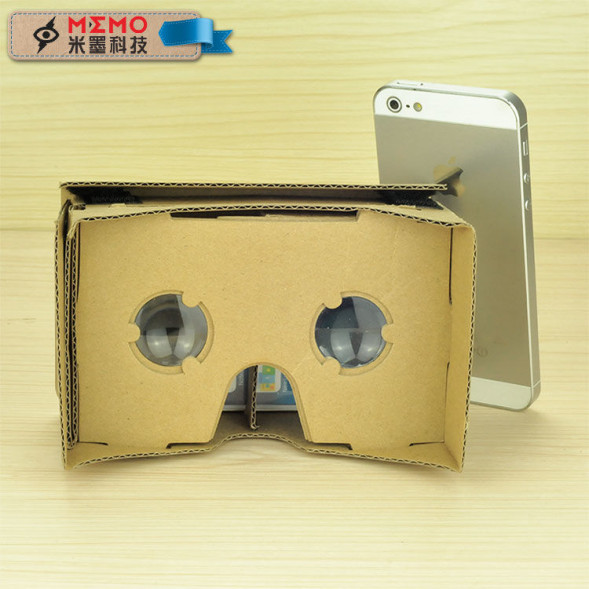 Картонные очки виртуальной реальности MEMO (для смартфонов от 3,5 до 4,7)