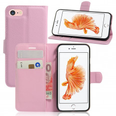 Чехол книжкой с визитницей для iPhone 7 (Розовый)