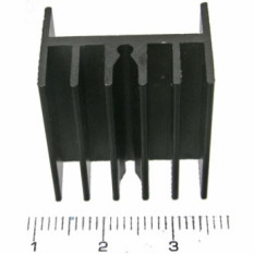 BLA020-25 (HS 202-25) Радиатор ребристый (черный)