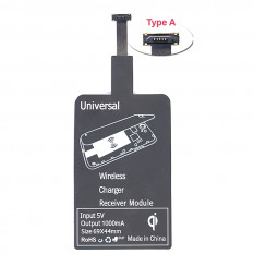 Универсальный QI-адаптер для беспроводной зарядки под разъем micro usb (Type A)