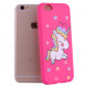 Чехол с единорогом для iPhone 6 / 6S (розовый)