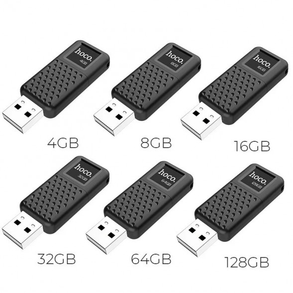 Флеш-накопитель USB UD6 128GB Hoco (черный)
