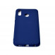 Силиконовый матовый чехол для Huawei Honor Play (темно-синий)
