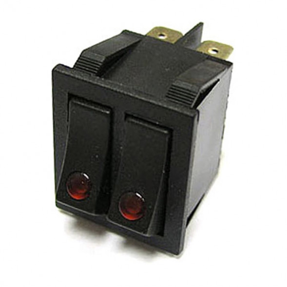IRS-2101E-1C ON-OFF Переключатель клавишный (рокерный) двойной