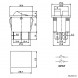 IRS-2101E-1C ON-OFF Переключатель клавишный (рокерный) двойной