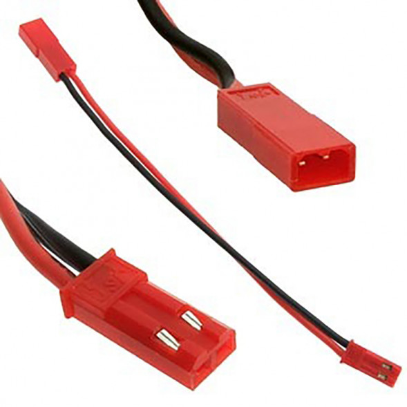 JST extension leads 22AWG 10CM Провод для RC моделей (Красный)