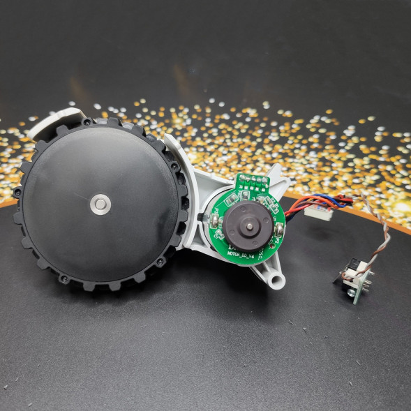 Колесо робота пылесоса Xiaomi Trouver Robot LDS Vacuum-Mop Finder (RLS3), Dreame D9 RLS5-WH0, D9 Pro RLS5-BL0, Vacuum Mop 2 STYTJ03ZHM (L) левое