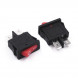 Переключатель ON-OFF 6A 250VAC 2Pin KCD1-110 10x22мм (красная клавиша)