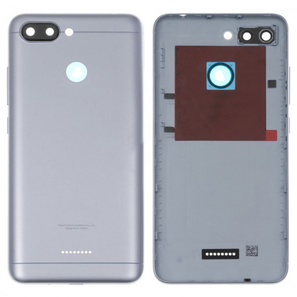 Задняя крышка корпус для Xiaomi Redmi 6 (Серый)