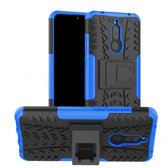 Чехол с подставкой для Xiaomi Redmi 8, Redmi 8A (голубой)