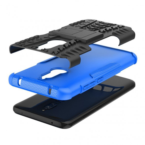 Чехол с подставкой для Xiaomi Redmi 8, Redmi 8A (голубой)